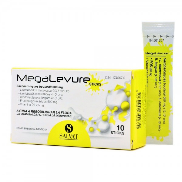 Megalevure 10 Sobres Bucodispersables