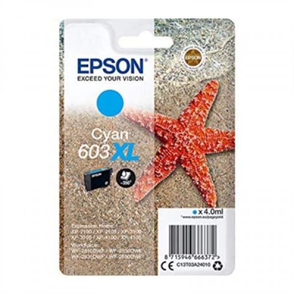 Epson cartucho 603xl cyan