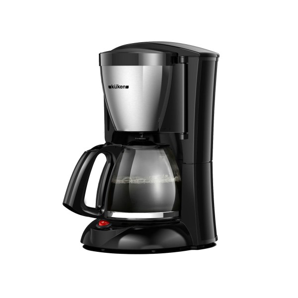 Cafetera goteo inox. 10-12 tazas 1,25 l