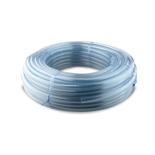 Tubo pvc cristal   6x8 50m