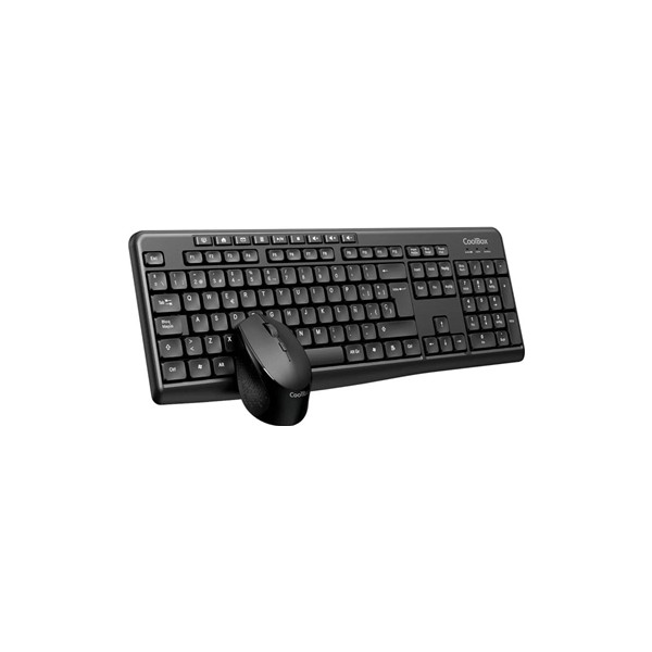 Coolbox kit teclado mm + ratón inalámbrico